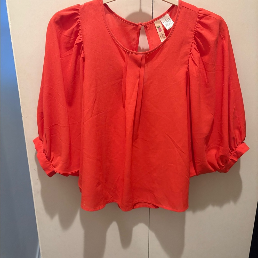 Red/Orange Blouse